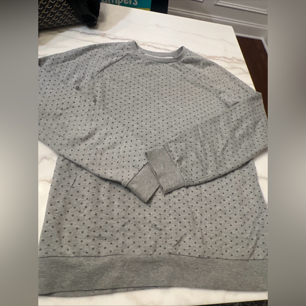 21 Men An American Brand Polka Dotted Pullover Sweatshirt Size Large Cotton